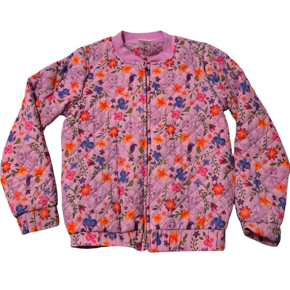 Rapunzel quilted jacket with zipper in front. New without tag